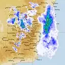 Live Canberra Weather Radar - 256km - Rain Rate