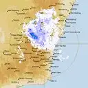 Live Canberra Weather Radar - 256km - Rain Rate