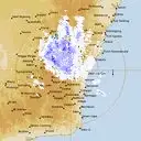 Live Canberra Weather Radar - 256km - Rain Rate