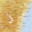 Live Canberra Weather Radar - 128km - Rain Rate