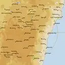 Live Canberra Weather Radar - 128km - Rain Rate