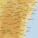 Live Canberra Weather Radar - 128km - Rain Rate