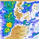 Live Canberra Weather Radar - 128km - Rain Rate