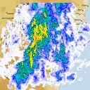 Live Canberra Weather Radar - 128km - Rain Rate