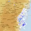 Live Canberra Weather Radar - 128km - Rain Rate