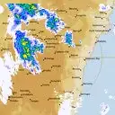 Live Canberra Weather Radar - 128km - Rain Rate