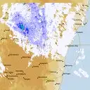 Live Canberra Weather Radar - 128km - Rain Rate