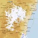 Live Canberra Weather Radar - 128km - Rain Rate