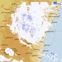 Live Canberra Weather Radar - 128km - Rain Rate
