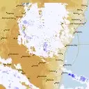 Live Canberra Weather Radar - 128km - Rain Rate