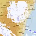 Live Canberra Weather Radar - 128km - Rain Rate