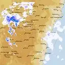 Live Canberra Weather Radar - 128km - Rain Rate