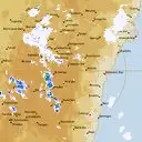 Live Canberra Weather Radar - 128km - Rain Rate