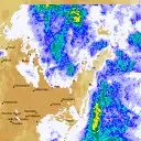 Live Canberra Weather Radar - 128km - Rain Rate