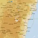 Live Canberra Weather Radar - 128km - Rain Rate