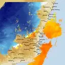 Live Canberra Weather Radar - 128km - Doppler Wind
