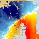 Live Canberra Weather Radar - 128km - Doppler Wind