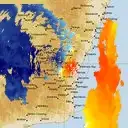 Live Canberra Weather Radar - 128km - Doppler Wind