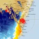 Live Canberra Weather Radar - 128km - Doppler Wind