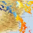 Live Canberra Weather Radar - 128km - Doppler Wind