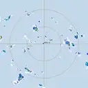 Live Willis Island Weather Radar - 128km - Rain Rate