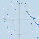 Live Willis Island Weather Radar - 128km - Rain Rate