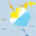 Live Willis Island Weather Radar - 128km - Doppler Wind