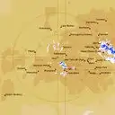 Live Giles Weather Radar - 512km - Rain Rate