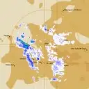 Live Giles Weather Radar - 256km - Rain Rate