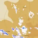Live Giles Weather Radar - 128km - Rain Rate