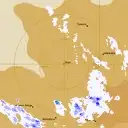Live Giles Weather Radar - 128km - Rain Rate