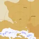 Live Giles Weather Radar - 128km - Rain Rate