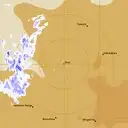 Live Giles Weather Radar - 128km - Rain Rate