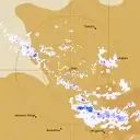 Live Giles Weather Radar - 128km - Rain Rate