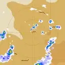 Live Giles Weather Radar - 128km - Rain Rate
