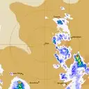 Live Giles Weather Radar - 128km - Rain Rate