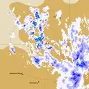 Live Giles Weather Radar - 128km - Rain Rate
