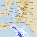 Live Sellicks Hill Weather Radar - 128km - Rain Rate