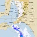 Live Sellicks Hill Weather Radar - 128km - Rain Rate