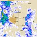 Live Kalgoorlie-Boulder Weather Radar - 128km - Rain Rate