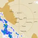 Live Kalgoorlie-Boulder Weather Radar - 128km - Rain Rate