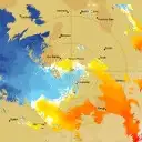 Live Kalgoorlie-Boulder Weather Radar - 128km - Doppler Wind