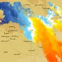Live Kalgoorlie-Boulder Weather Radar - 128km - Doppler Wind