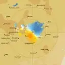 Live Kalgoorlie-Boulder Weather Radar - 128km - Doppler Wind