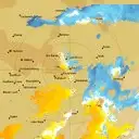 Live Kalgoorlie-Boulder Weather Radar - 128km - Doppler Wind