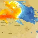 Live Kalgoorlie-Boulder Weather Radar - 128km - Doppler Wind