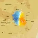 Live Kalgoorlie-Boulder Weather Radar - 128km - Doppler Wind