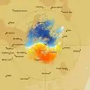 Live Kalgoorlie-Boulder Weather Radar - 128km - Doppler Wind