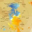 Live Kalgoorlie-Boulder Weather Radar - 128km - Doppler Wind