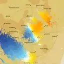 Live Kalgoorlie-Boulder Weather Radar - 128km - Doppler Wind